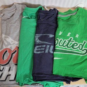 Crop Shirt Lot 4 Shirts Nike Oneill Coors Assorted Upcycle Crafts Resell